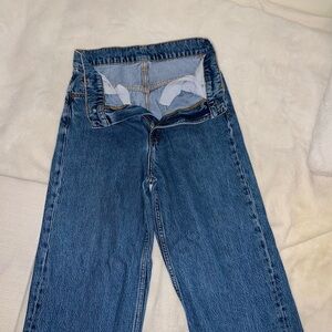 Zara Blue Straight Leg Jeans